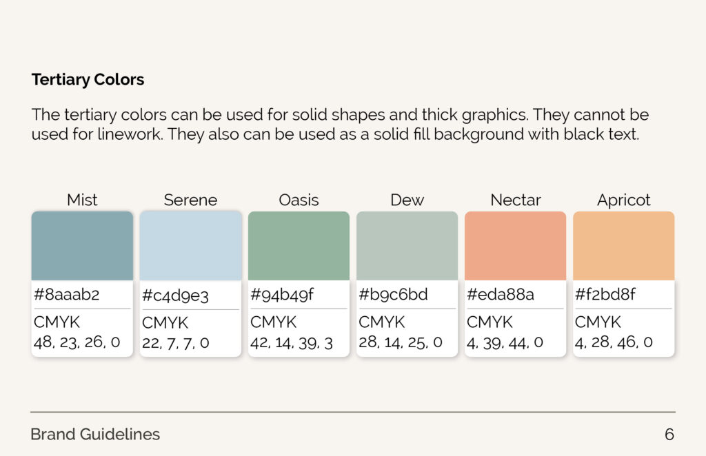 Cambodia branding color palette.