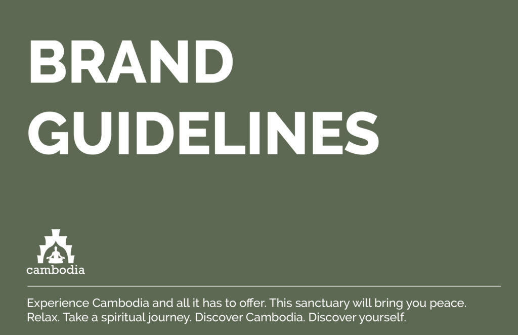 Cambodia brand guidelines cover.